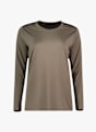 POWERZONE longsleeve femmes Marron 43015 5