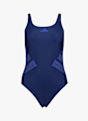 adidas Logo C-Back Damen Badeanzug Blau 43066 1