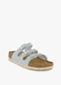 Birkenstock Florida Birko-Flor Nubuck Narrow Fit Damen Slipper Blau 43150 2
