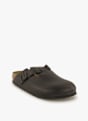 Birkenstock Boston Natural Leather Narrow Fit Damen Slipper Schwarz 43152 2