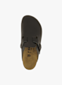 Birkenstock Boston Natural Leather Narrow Fit Damen Slipper Schwarz 43152 4
