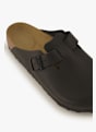Birkenstock Boston Natural Leather Regular Fit slipper uomo Nero 43164 5
