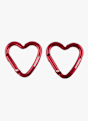 Munkees 2-Pack Mini Herz mousqueton Rouge 43172 1