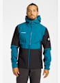 MAMMUT Linard Guide Hooded veste outdoor hommes Turquoise 43396 1