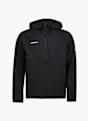 MAMMUT Ultimate Comfort Hooded giacca softshell uomo Nero 43389 1