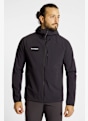 MAMMUT Ultimate Comfort Hooded giacca softshell uomo Nero 43389 2