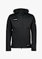 MAMMUT Ultimate VIII Hooded veste softshell hommes Noir 43510 1