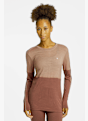 Ortovox 185 Rock'n'Wool maniche lunghe termica donna Rosa 43563 2
