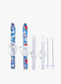 ALBRIGHT ski + bâton de ski enfants 26/27 Bleu 43650 1