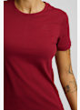 Kappa Sylvie Logo Damen T-Shirt Rot 43721 4