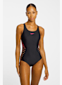 speedo Placement Muscleback costume da bagno donna Nero 44245 1