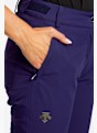 descente Insulated pantalon de ski femmes Bleu 44327 4
