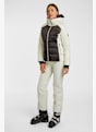 descente Down veste de ski femmes Beige 44311 3