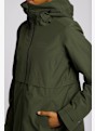Didriksons Helle cappotto outdoor donna Verde 44613 4