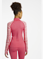 Kari Traa Thale Merino Half-Zip manche longue thermique femmes Pink 45517 3