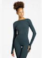Nike Zenvy Dri-FIT longsleeve femmes Vert 46343 1