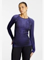 Odlo Performance Blackcomb Warm Damen Thermo Longsleeve Blau 45057 1