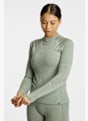 Odlo Seamless Performance Wool manche longue thermique femmes Vert 45047 2