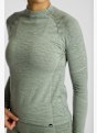 Odlo Seamless Performance Wool Damen Thermo Longsleeve Grün 45047 5