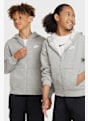 Nike Club Fleece hoodie bambini Grigio 45212 3