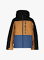 Quiksilver Side Hit Block 10K veste de ski/snowboard garçons Orange 45279 1