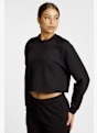 POWERZONE Crop Damen Pullover Schwarz 46678 1