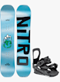 Nitro Ripper 126 set snowboard bambini 26/27 Blu 46000 1