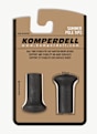 Komperdell 8 mm embout en caoutchouc Noir 46005 1