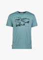 icebreaker Merino 150 Tech Lite The Climb Herren T-Shirt Blau 46121 5