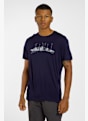 icebreaker Merino 150 Tech Lite The Peaks t-shirt hommes Bleu 46108 1