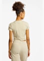FILA Osaka Cropped Damen T-Shirt Beige 46207 2