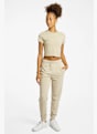 FILA Osaka Cropped Damen T-Shirt Beige 46207 3