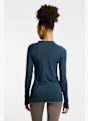 POWERZONE Seamless Damen Longsleeve Blau 46275 3