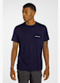 icebreaker Merino 150 Tech Lite IB Wordmark t-shirt hommes Bleu 46267 1