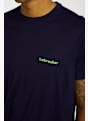 icebreaker Merino 150 Tech Lite IB Wordmark Herren T-Shirt Blau 46267 4