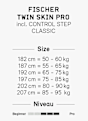 Fischer Twin Skin Pro Classic ski de fond set Noir 46331 2