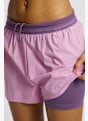 ON Performance 2in1 3" short donna Pink 46488 5
