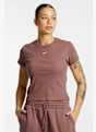 Nike Ripped Damen T-Shirt Braun 46556 1