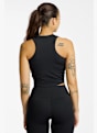 Nike One Fitted Dri-FIT Crop top donna Nero 46631 2