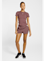 Nike One Dri-FIT t-shirt femmes Marron 46629 4