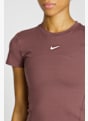 Nike One Dri-FIT t-shirt femmes Marron 46629 5