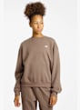 New Balance Sport Essentials French Terry Small Logo maglioni donna Marrone 46651 1