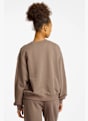 New Balance Sport Essentials French Terry Small Logo Damen Pullover Braun 46651 2