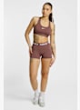 Nike Swoosh Padded Medium Damen Sport-BH Braun 46657 4