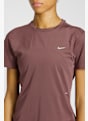 Nike Swift Dri-FIT t-shirt donna Marrone 46693 5