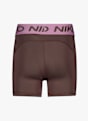 Nike Pro 3" short bambina Marrone 46770 2