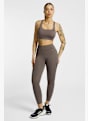 adidas Optime Workout Medium reggiseno sportivo donna Marrone 46846 4
