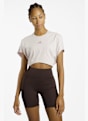adidas Power Workout Cropped Boxy 3S top donna Beige 46837 1