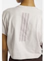 adidas Power Workout Cropped Boxy 3S Damen Top Beige 46837 5