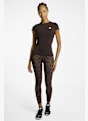 adidas Power Essentials Workout Contour t-shirt femmes Marron 46849 3